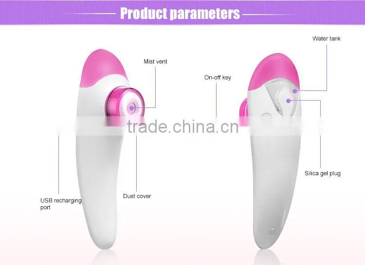 Electronic mini facial fogging handheld facial steamer