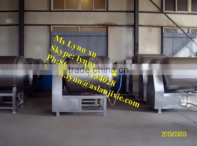 small meat tumbling machine/50kg capacity lab use vacuum meat tumbler machine