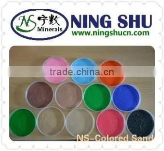 Wholesale decorative landscaping silica colored sand