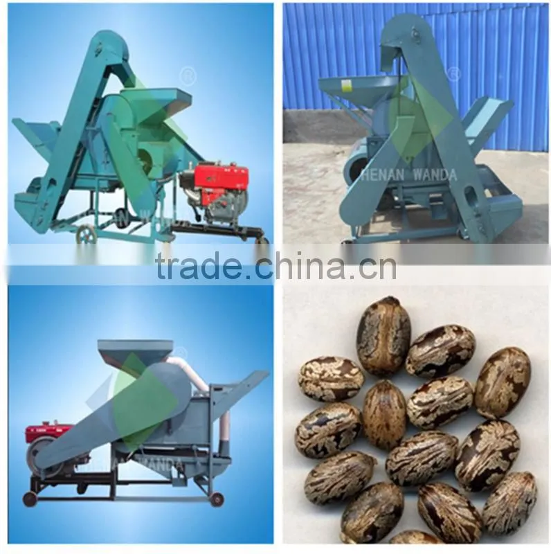 Home use small capacity castor seed sheller