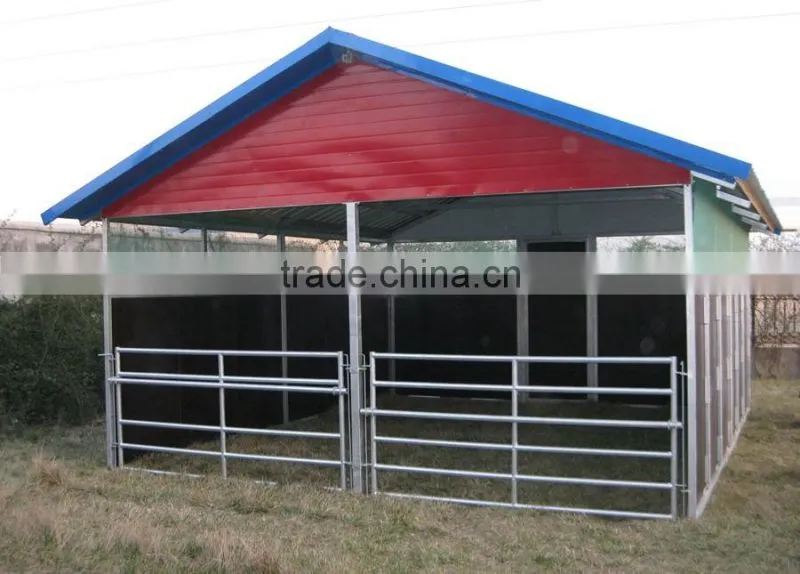 durable hot dipped galvaninzed calf house , calf hutch /portable houses for cows