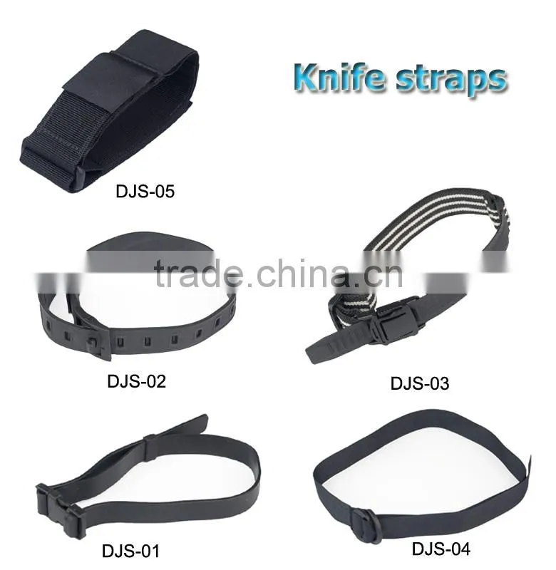 Webbing strap for fishing knife strap