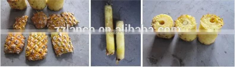 hot selling automatic pineapple peeling machine