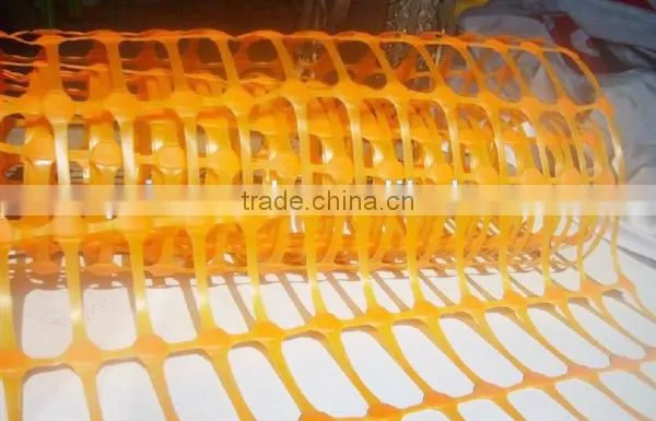 100% HDPE plastic orange safety net(Factory)