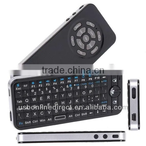 Wholesale iPazzPort 2.4GHz Mini Wireless Fly Air Mouse Keyboard with IR Remote
