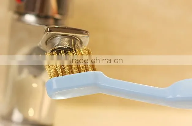 Multi purpose louver window gap groove cleaning brush blade 2 in 2