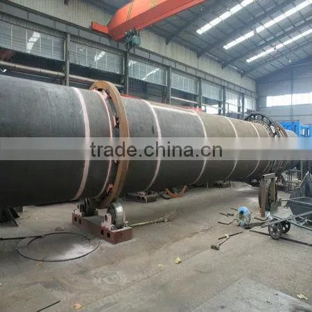 High Efficiency Rotary Dryer Widely Used For Slag, Coal, Wood, Bagasse
