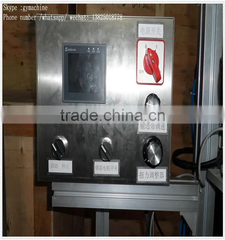 Semi-automatic pump head capping machine