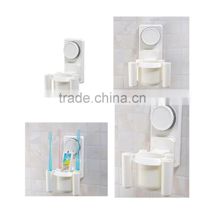 Household Home Wall Plastic Toothpaste And Toothbrush Holder
