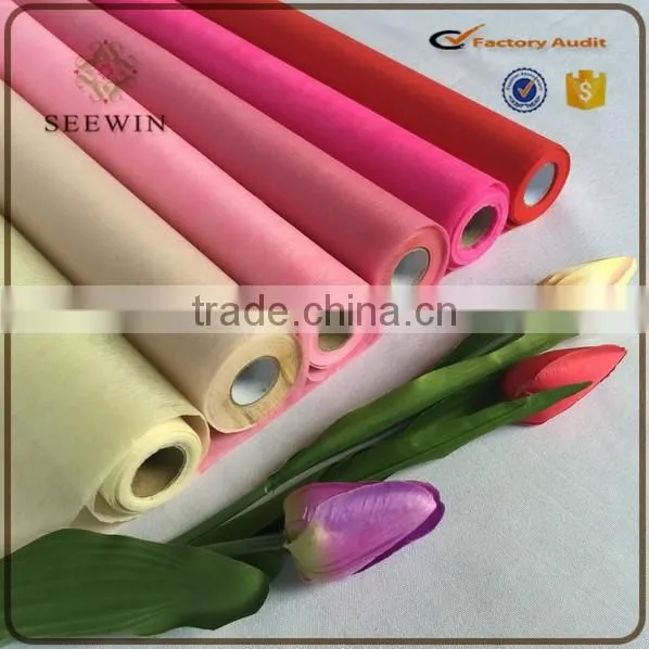 colorful soft Non woven fabric roll for flower wrapping