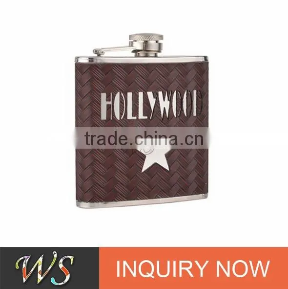 WSJJYY013 High quality and hot selling 2oz stainless steel hip flask