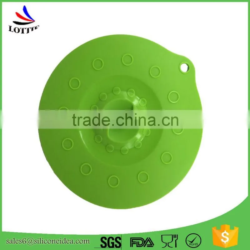 FDA&LFGB standard custom Universal non-toxic dust leakproof flexible cup silicone coffee cup lids