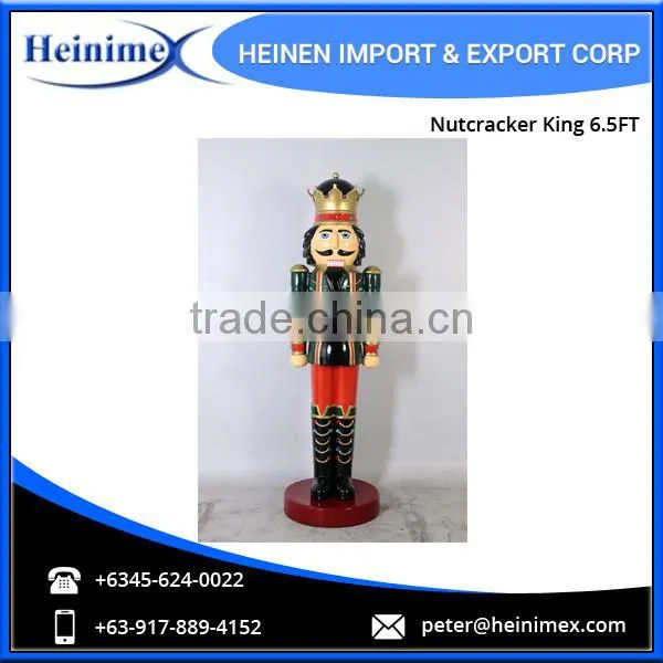 Automotive Lacquer Finish 6.5FT Fiberglass Nutcracker King