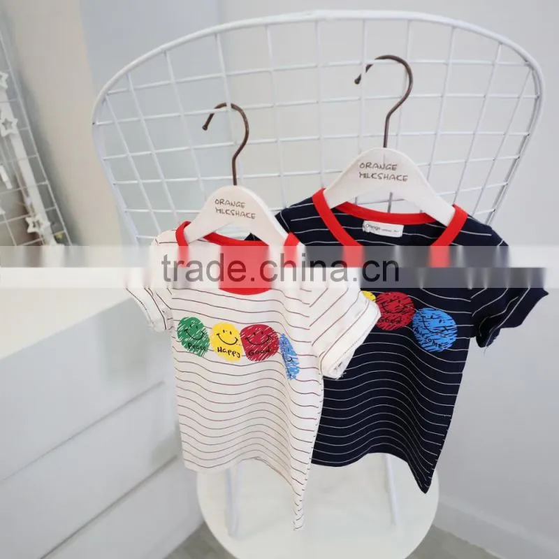 2017 new design shirts casual summer baby clothes children's wear