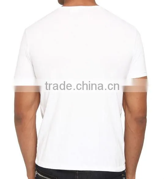 bulk blank white v-neck t cheap shirt below $1