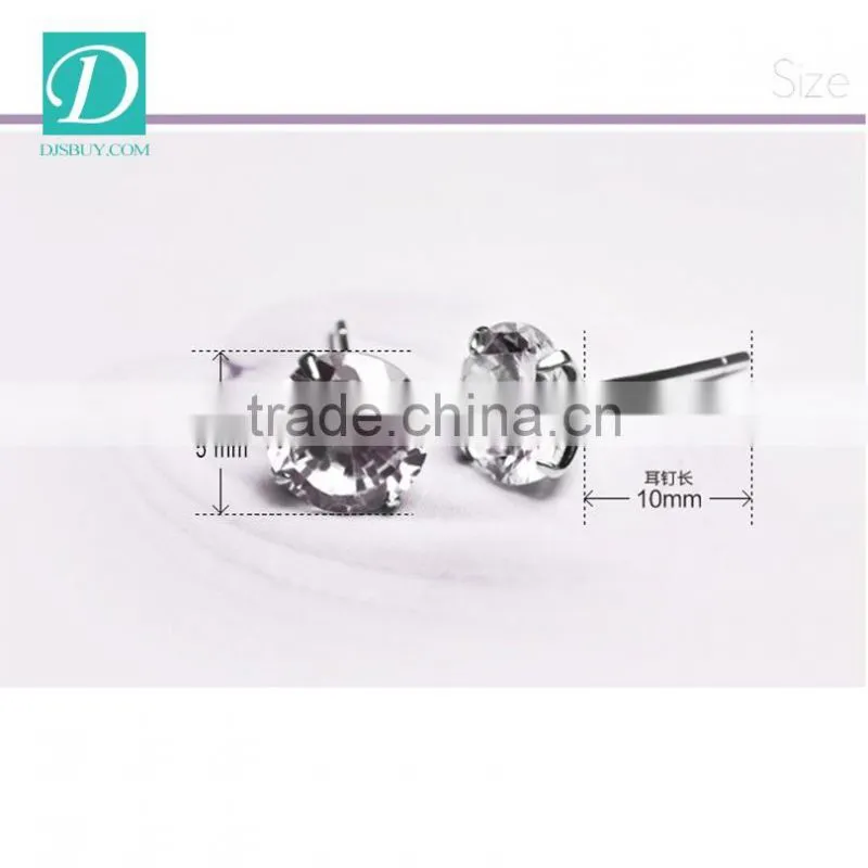 Simple Design Fashion Silver Earring For Women