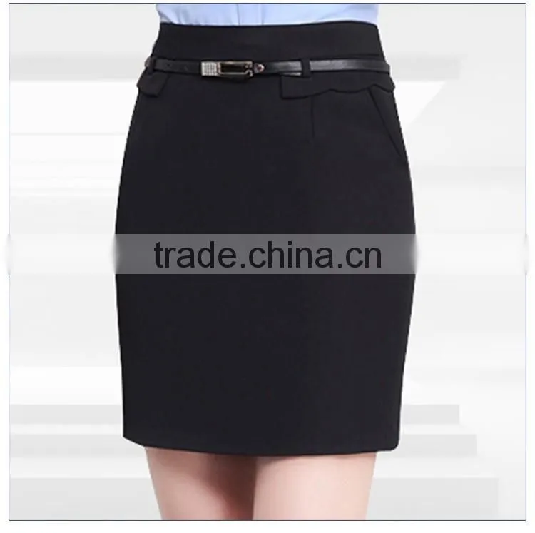 Ladies Office Wear Latest Fashion Slim Fit Skirt