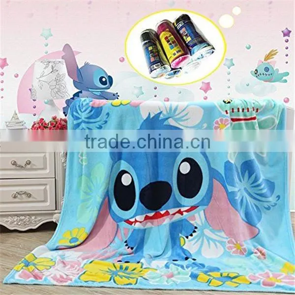 Children's Soft and Thermal Bed Sheet Set Fleece Blanket