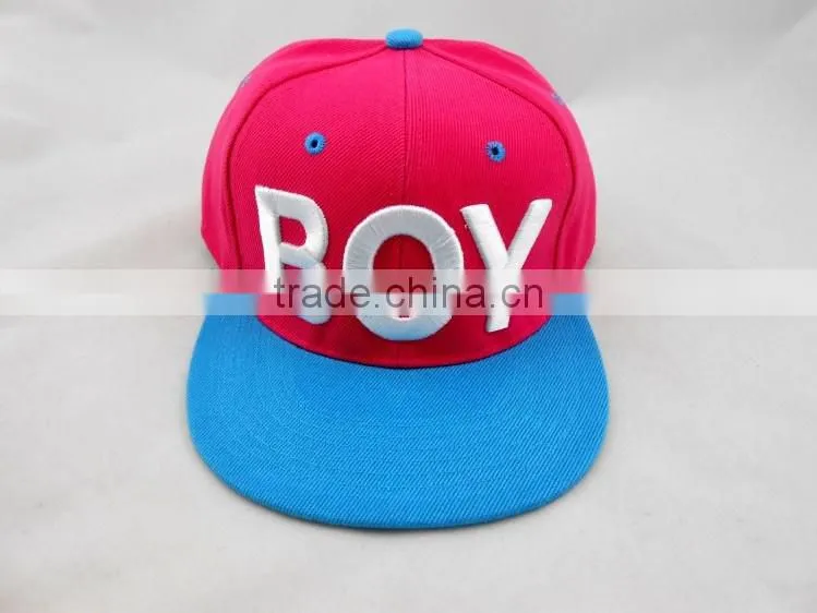 2014 hot sell wholesale high quality fashionable boy snapback cap
