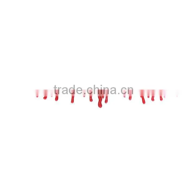Silicone Halloween Blood Choker Necklace Red 31.5cm long