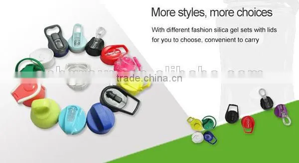 Wholesale cheap custom color empty sports glass water bottle