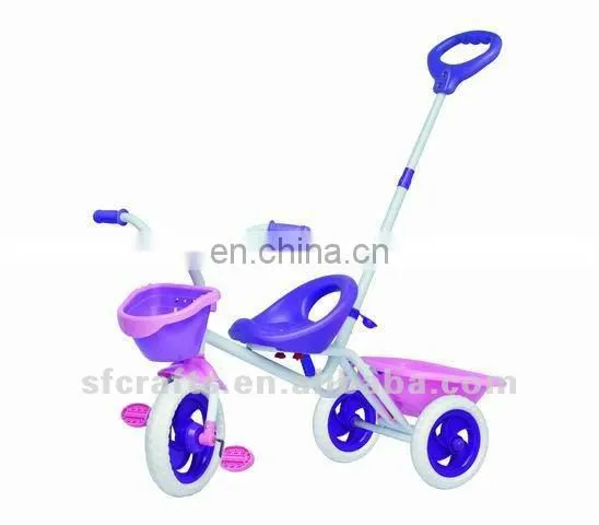 Happy kids ride on tricycle ride on car