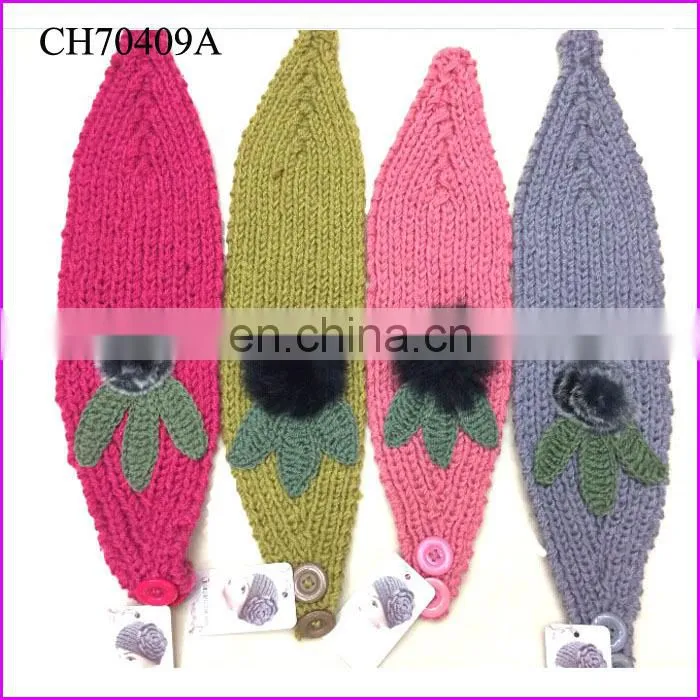 rhinestone decorated girl headbands crochet pattern