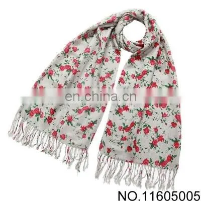 Little red imitation cashmere printed scarf wholesale