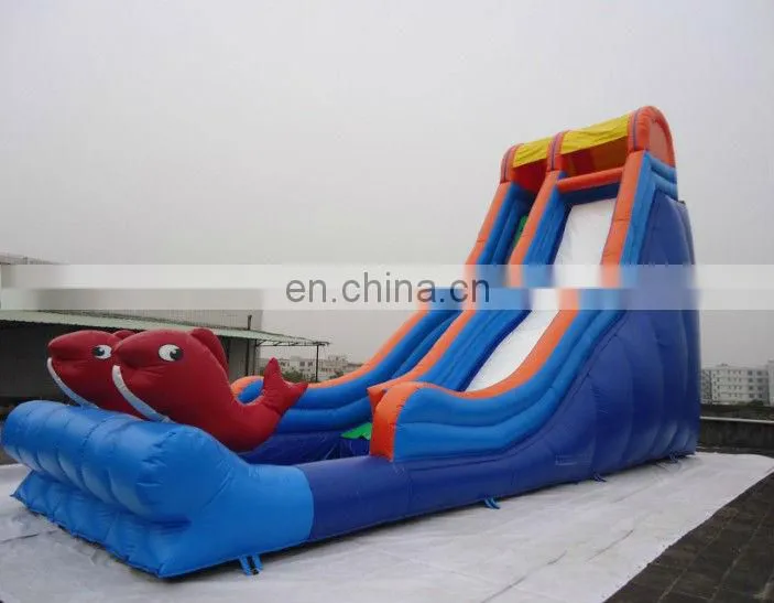 Best Sale Inflatable Speed Water Slide make in Guangzhou factory