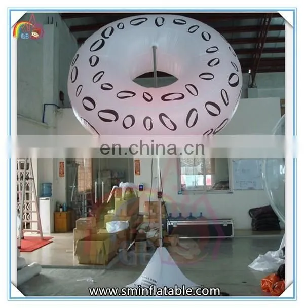 New design inflatable led light bread, inflatable led donuts, inflatable tripod ball for advertising