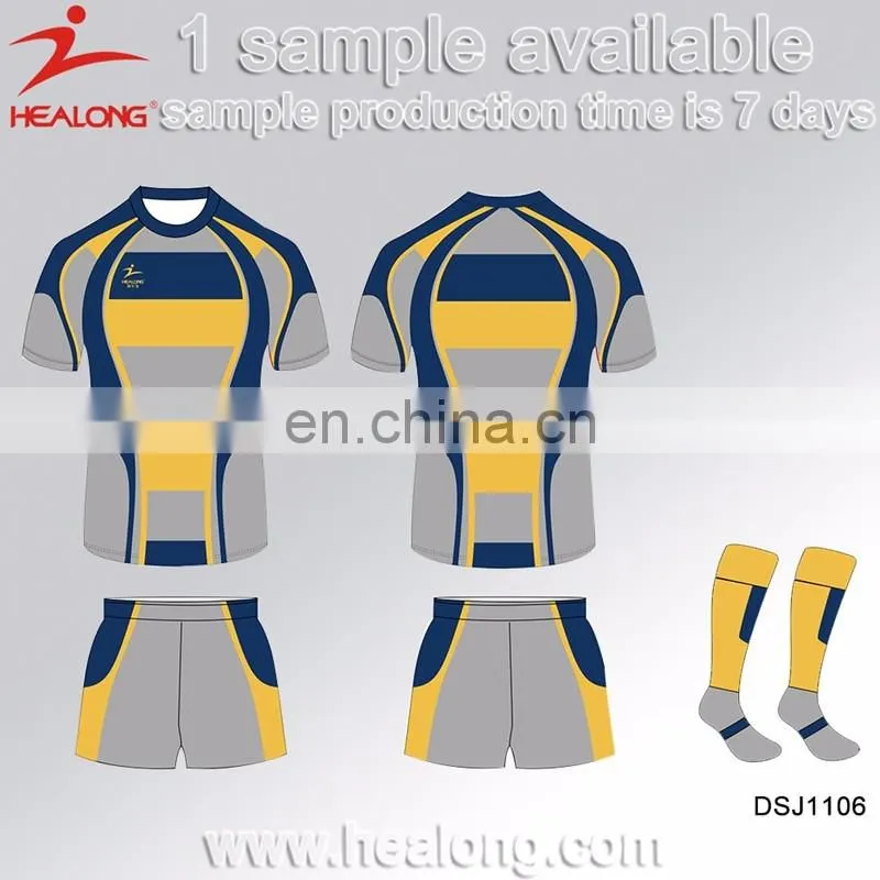 Healong Dye Sublimated Digital Printing High Top Rugby Boots