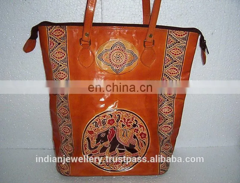Manufacturer of Leather bags, handbags, purses, original leather bags exporter