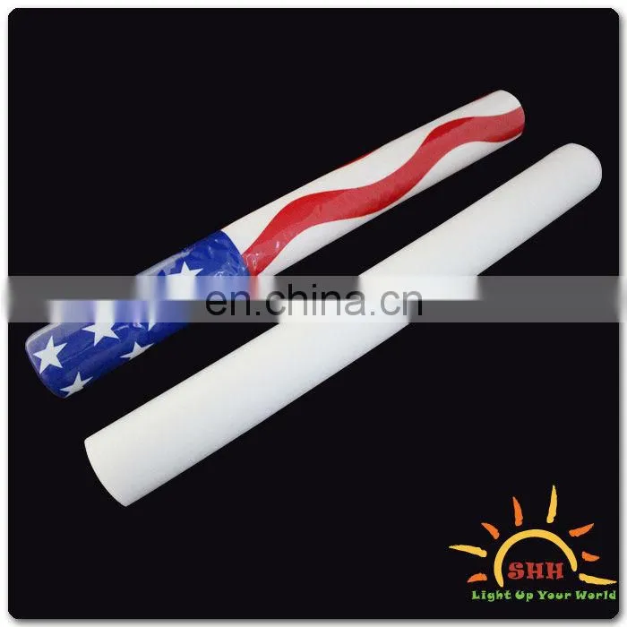 Light up led glow cheer foam stick for party