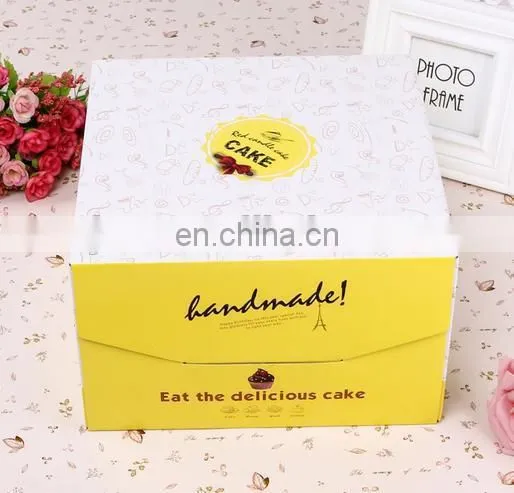 Rectangle folding recycled corrugated paper & food paper box printing