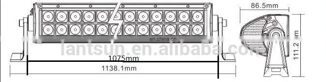 2015 Best Selling IP68 240W automotive Truck accessories led light bar