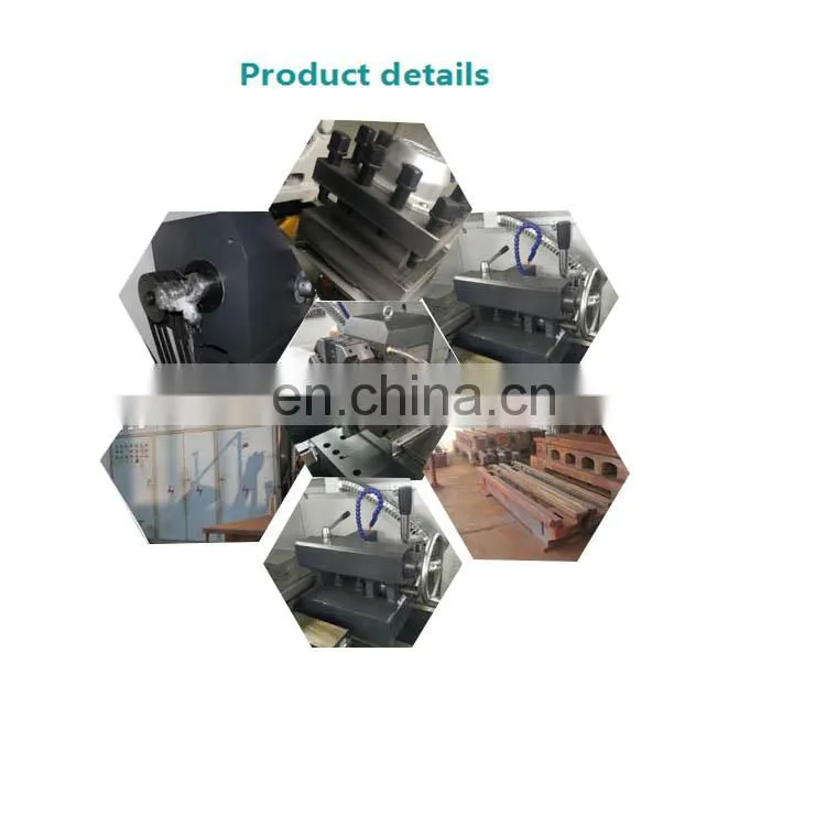 CK6163 cnc lathe machine horizontal with 2 axis tool holder
