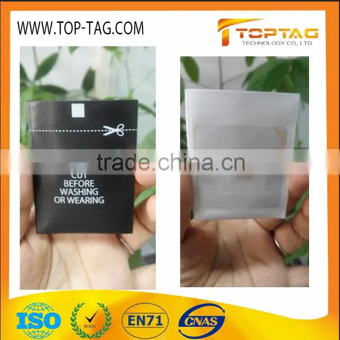 UHF Clothing Rfid Tag Label for Anti-theft or Stock Management