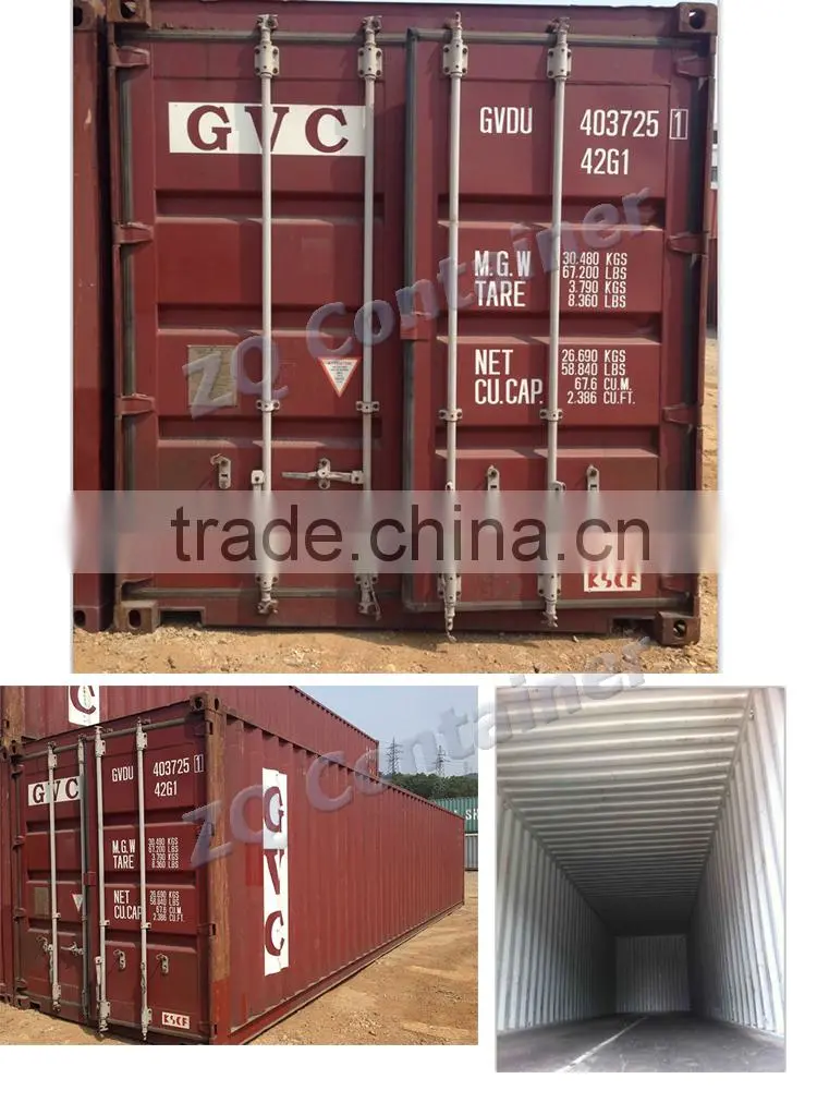 40ft container used in stock in China main ports- China supplier