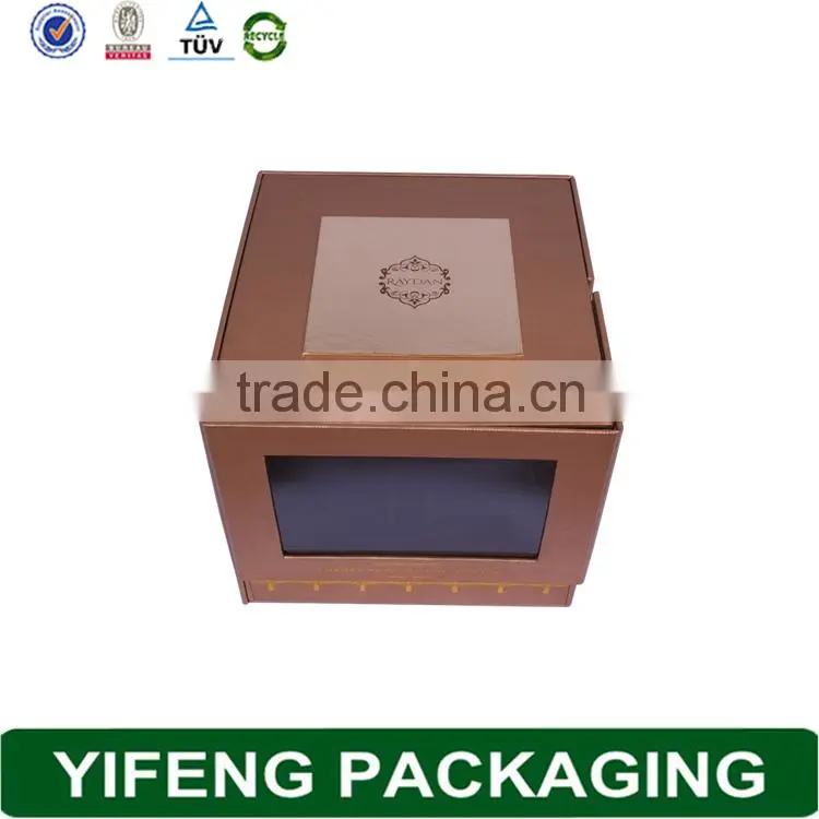New style gift packaging, kraft paper box, paper folding box