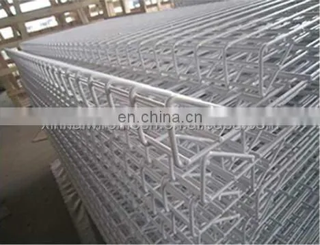 Hot dipped galvanized powder coated Roll top BRC Fence welded wire mesh garden fence