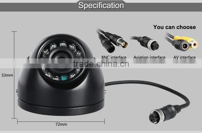 Gision indoor vehicle camera night vision mdvr camera truck dummy camera