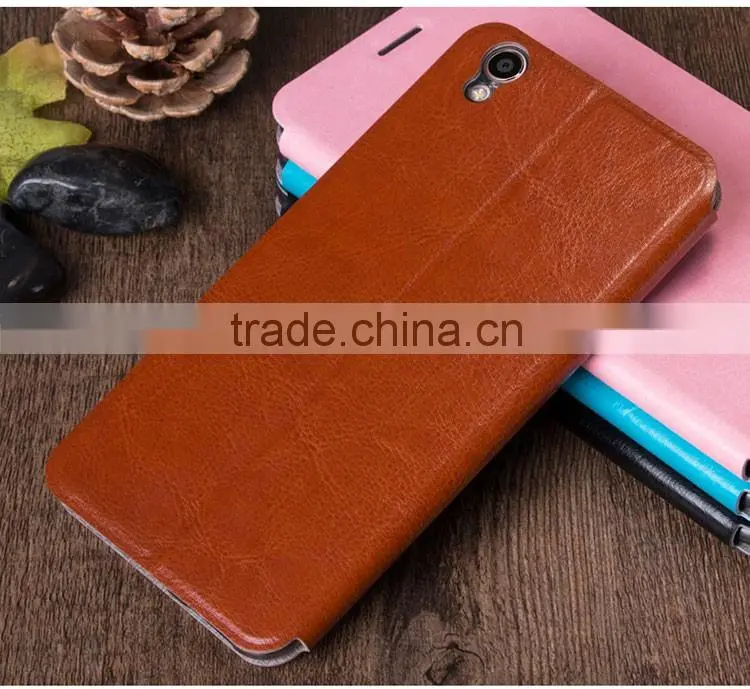 MOFi Case Funda Celular Back Housing for OPPO R9 R9tm, Mobile Handset Coque Flip Leather Cover for OPPO R9