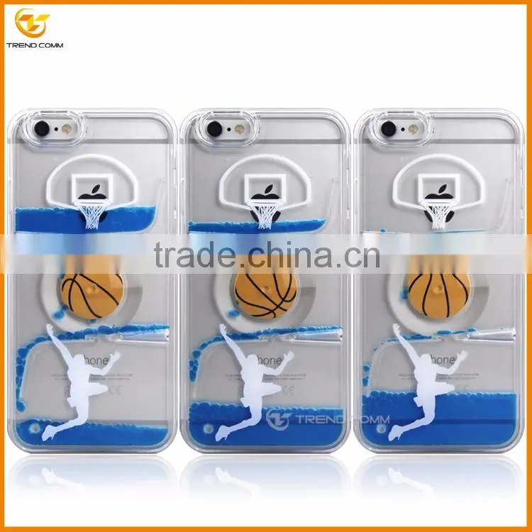 high quality clear flow liquid crystal case for iphone 6