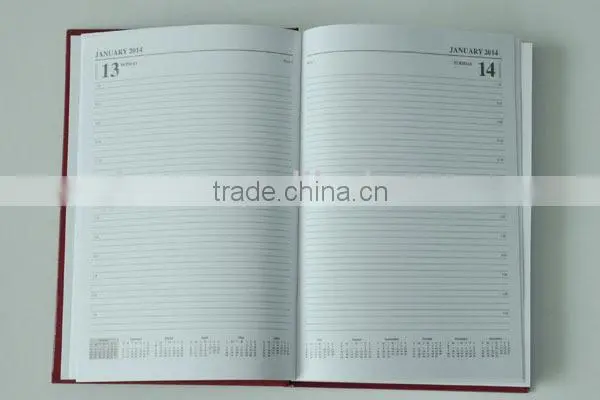 2014 daily hardcover notebook page a day Calendar Pad Pro
