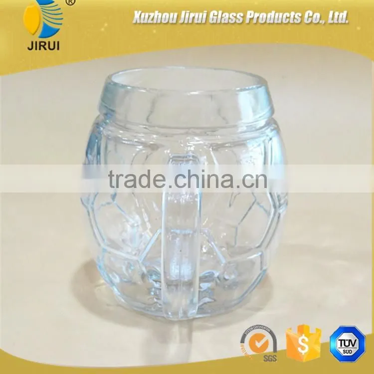New style 600ml glass mason jars with handle