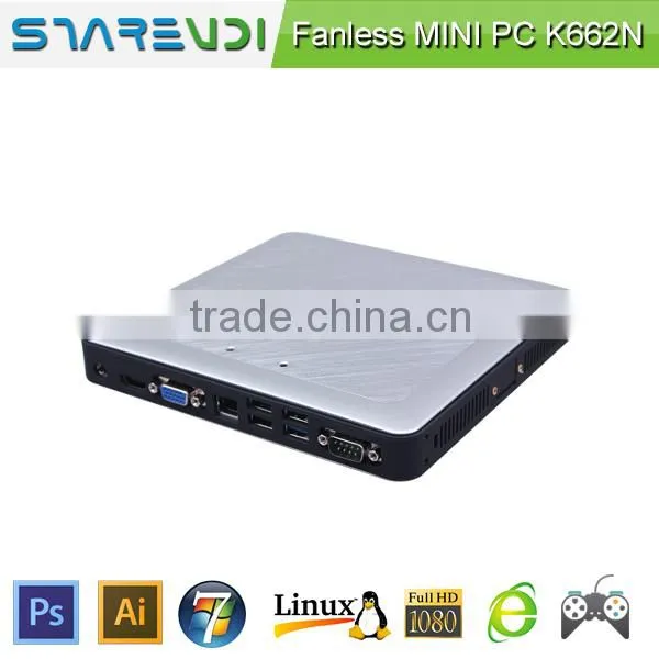 smart pc for educational quad core J1900 fanless cpu embedded with win7 os/2 USB 3.0
