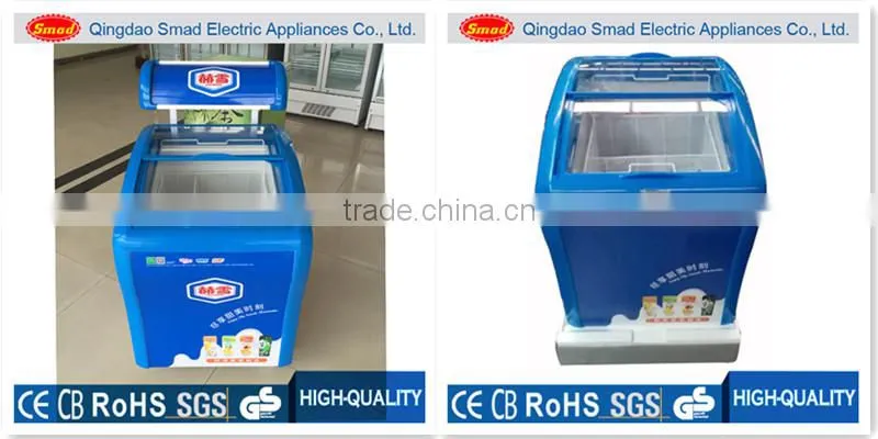 Single solid door single-tempreture mini chest freezer
