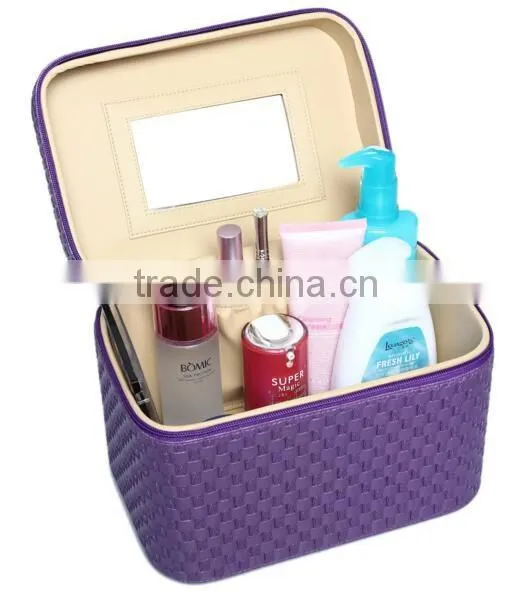 Custom leather cosmetic box packaging,cosmetic gift box,beauty makeup vanity case,cosmetic beauty box