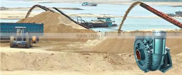 Sand and gravel dredging pump for jet suction dredger for river channel dredge