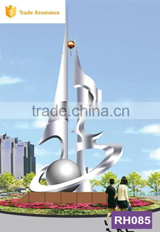 metal polished sculpture